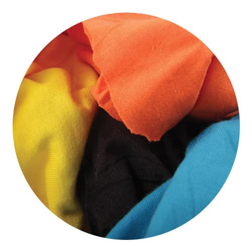 Coloured Hosiery Polishing Cloths