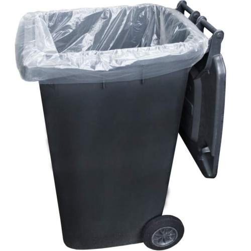 Clear Wheelie Bin Refuse Sacks