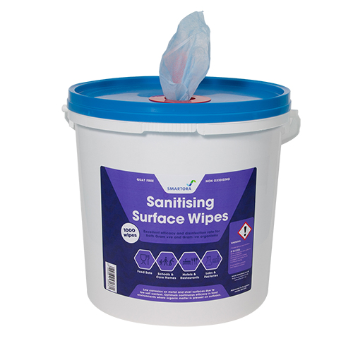 Sanitising surface wipes disinfectant food safe
