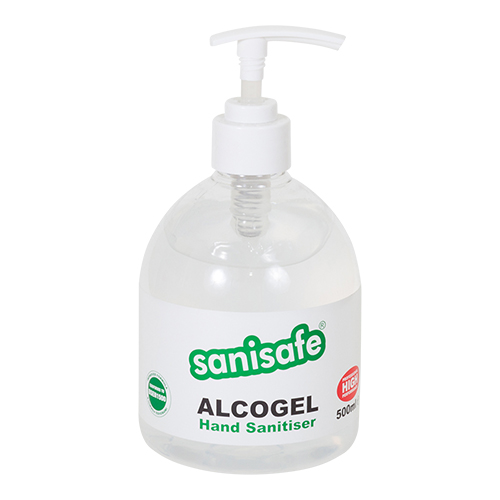 Sanisafe Alcogel 500ml - Pump Top