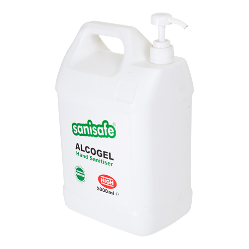 Sanisafe Alcogel Hand Sanitiser 5L - Pump Top