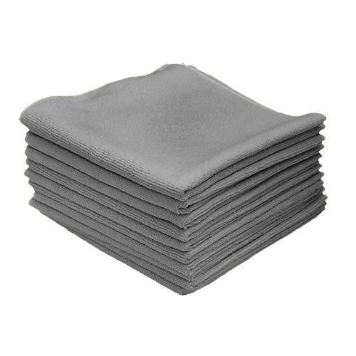 Grey Luxury Weight Microfibre Cloths